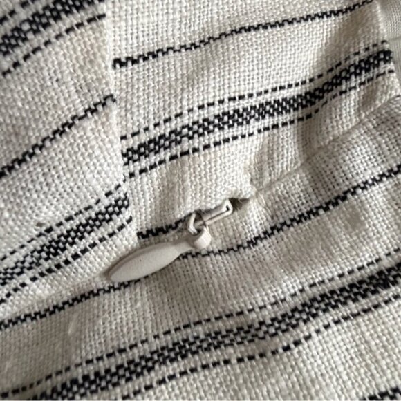 New Reformation Arella Linen Dress in Elsie Stripe - Picture 9 of 10